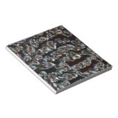 Bloc-note Chic Black Diamond Chrystal Cadeaux Motifs Abstrai (Incliné)