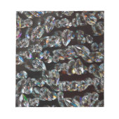 Bloc-note Chic Black Diamond Chrystal Cadeaux Motifs Abstrai (Devant)