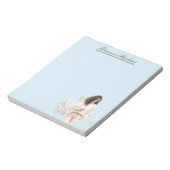 Bloc-note Chic Fashion Girl Personnalisée Vignette (Tourné)