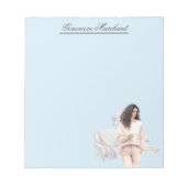 Bloc-note Chic Fashion Girl Personnalisée Vignette (Devant)