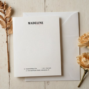 Bloc-note Chic Fille Rose Clair