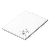 Bloc-note Chic French Bulldog Line Art : Modifier votre text (Tourné)