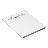 Bloc-note CHIC NOTEPAD_"M. et Mme" WHITE (Incliné)