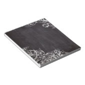 Bloc-note chic poule chic chic chalkboard monogramme (Incliné)