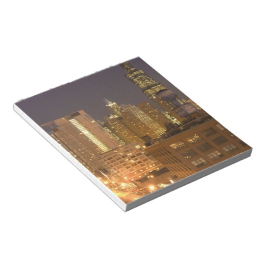 Bloc-note Chicago, Illinois, Skyline de West Loop à (Incliné)