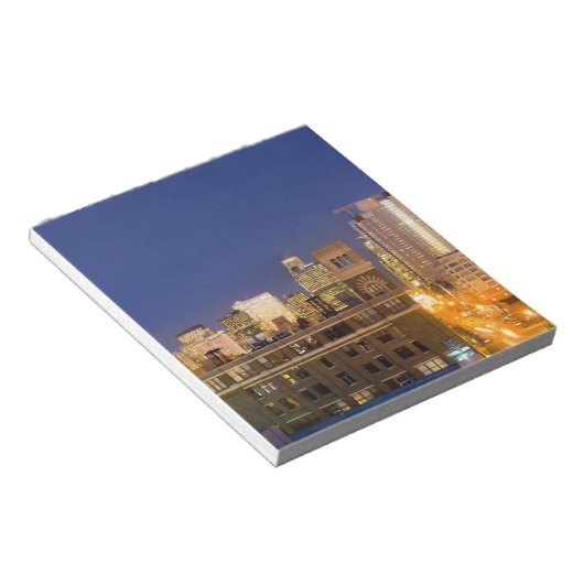 Bloc-note Chicago, Illinois, skyline tourné de West Loop (Incliné)