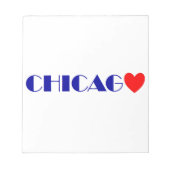 Bloc-note chicago j'aime (Devant)