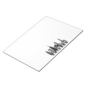Bloc-note Chicago Skyline Silhouette  (Incliné)