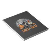 Bloc-note Chick or Treat Mignon Design de Cimetière Hallowee (Incliné)