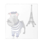 Bloc-note Chien à Beret devant la Tour Eiffel (Devant)