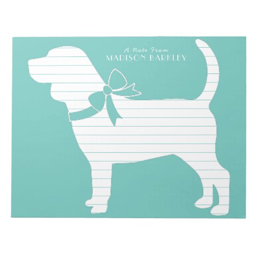 Bloc-note Chien beagle Chien Chien Chien Chien Chien Chien C (Devant)