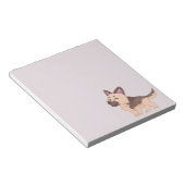Bloc-note Chien berger allemand de Kawaii (Incliné)
