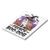 Bloc-note Chien Boo français � le chiot le plus effrayant (Tourné)