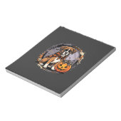 Bloc-note Chien Boxer Halloween Citrouille Sublimation (Tourné)