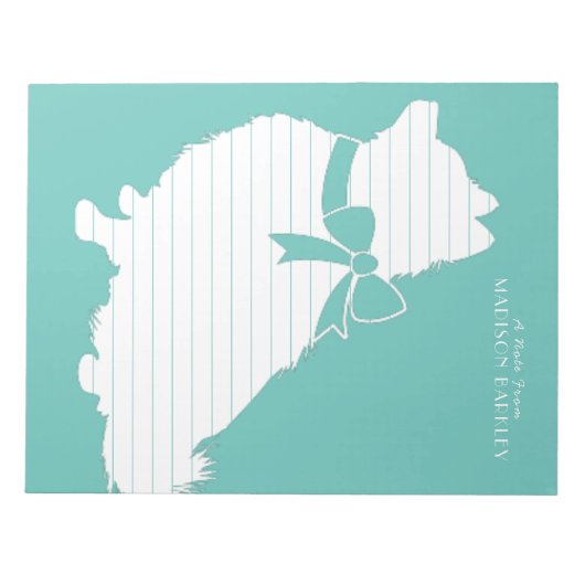 Bloc-note Chien Chien Chien Poméranie (Devant)