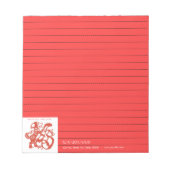 Bloc-note Chien Chinois Papercut entreprise Linked Notepad (Devant)