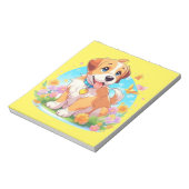 Bloc-note Chien chiot mignon (Tourné)