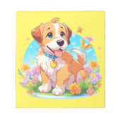 Bloc-note Chien chiot mignon (Devant)