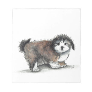 Bloc-note Chien chiot Shihtzu, animal de compagnie