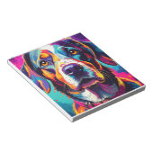 Bloc-note chien coloré (Incliné)