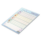 Bloc-note Chien Daily Tracker, le dimanche Début (Incliné)