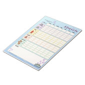 Bloc-note Chien Daily Tracker : Lundi Starter (Incliné)