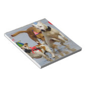 Bloc-note chien d'anniversaire heureux (Incliné)