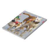 Bloc-note chien d'anniversaire heureux (Tourné)