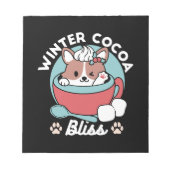 Bloc-note Chien dans la Mug Festive pour Vibes de vacances - (Devant)