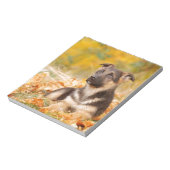 Bloc-note Chien d'automne allemand chiot (Tourné)