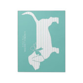 Bloc-note Chien de Basset Hound Puppy (Tourné)