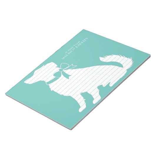 Bloc-note Chien de Berger australien Chien Chien Chien Chien (Incliné)