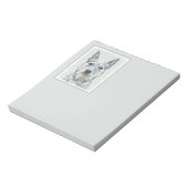 Bloc-note Chien de bétail australien - Cute Original Dog Art (Tourné)