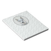 Bloc-note Chien de bétail australien - Cute Original Dog Art (Incliné)