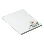 Bloc-note Chien de Bichon Frise (Incliné)