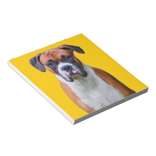 Bloc-note Chien de boxe (Incliné)