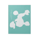 Bloc-note Chien de caniche Français (Tourné)