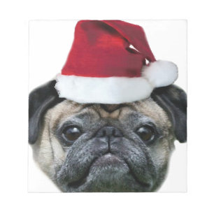 Bloc-note Chien de carlin de Noël