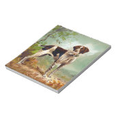 Bloc-note Chien de chasse avec oiseau dans la bouche (Tourné)