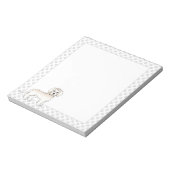 Bloc-note Chien de dessin animé Cream Mini Goldendoodle & em (Tourné)