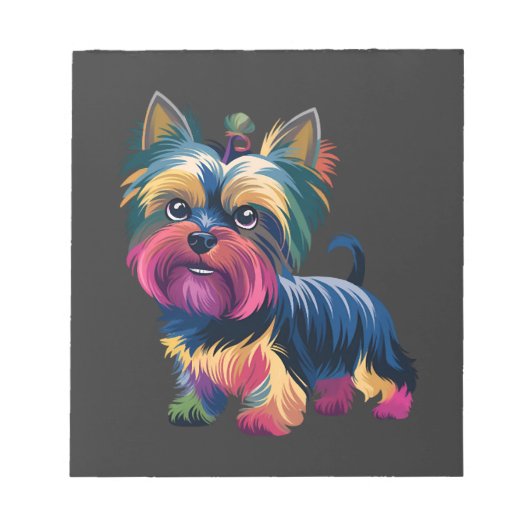 Bloc-note Chien de Graffiti Urbain (Devant)