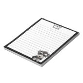 Bloc-note Chien de marionnette Schnauzer Miniature Linked To (Tourné)