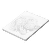 Bloc-note Chien de Weimaraner (Tourné)