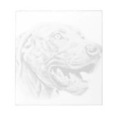 Bloc-note Chien de Weimaraner (Devant)