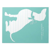 Bloc-note Chien de Weimaraner Chien Puppy (Devant)