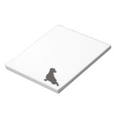 Bloc-note Chien de Yoga Chien de France (Tourné)