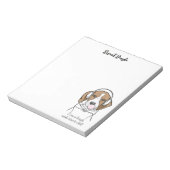 Bloc-note Chien frais avec Bubblegum mignon Beagle amusant (Tourné)