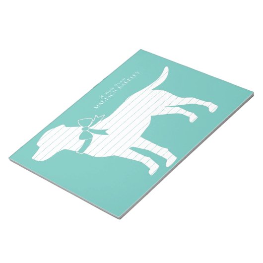 Bloc-note Chien Labrador Black Lab Puppy (Incliné)