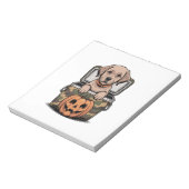 Bloc-note Chien Labrador Brun Halloween Effrayant (Tourné)