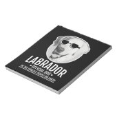 Bloc-note Chien Officiel Du Labrador Des Gens Les Plus Cools (Tourné)